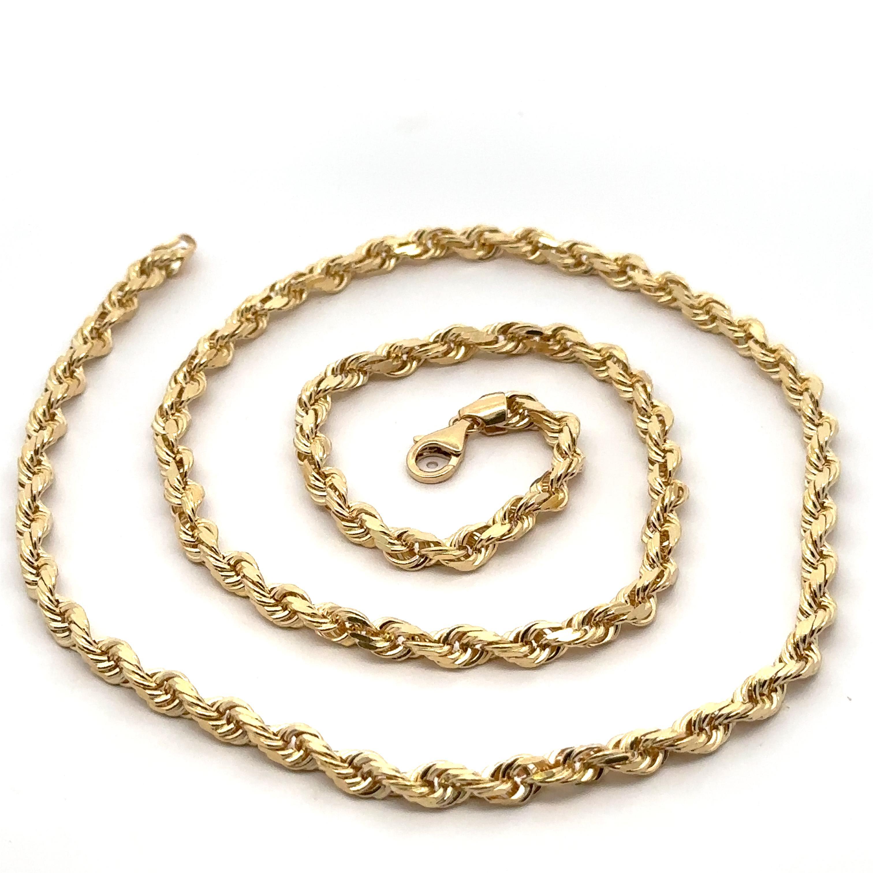 Klassische solide 14k Gelbgold 26