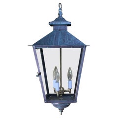 Classic Solid Copper & Brass Hanging Pendant / Lantern Light