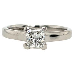 Classic Solitaire 0.81ct GIA Diamond Engagement Ring 0.81ct E/VVS1