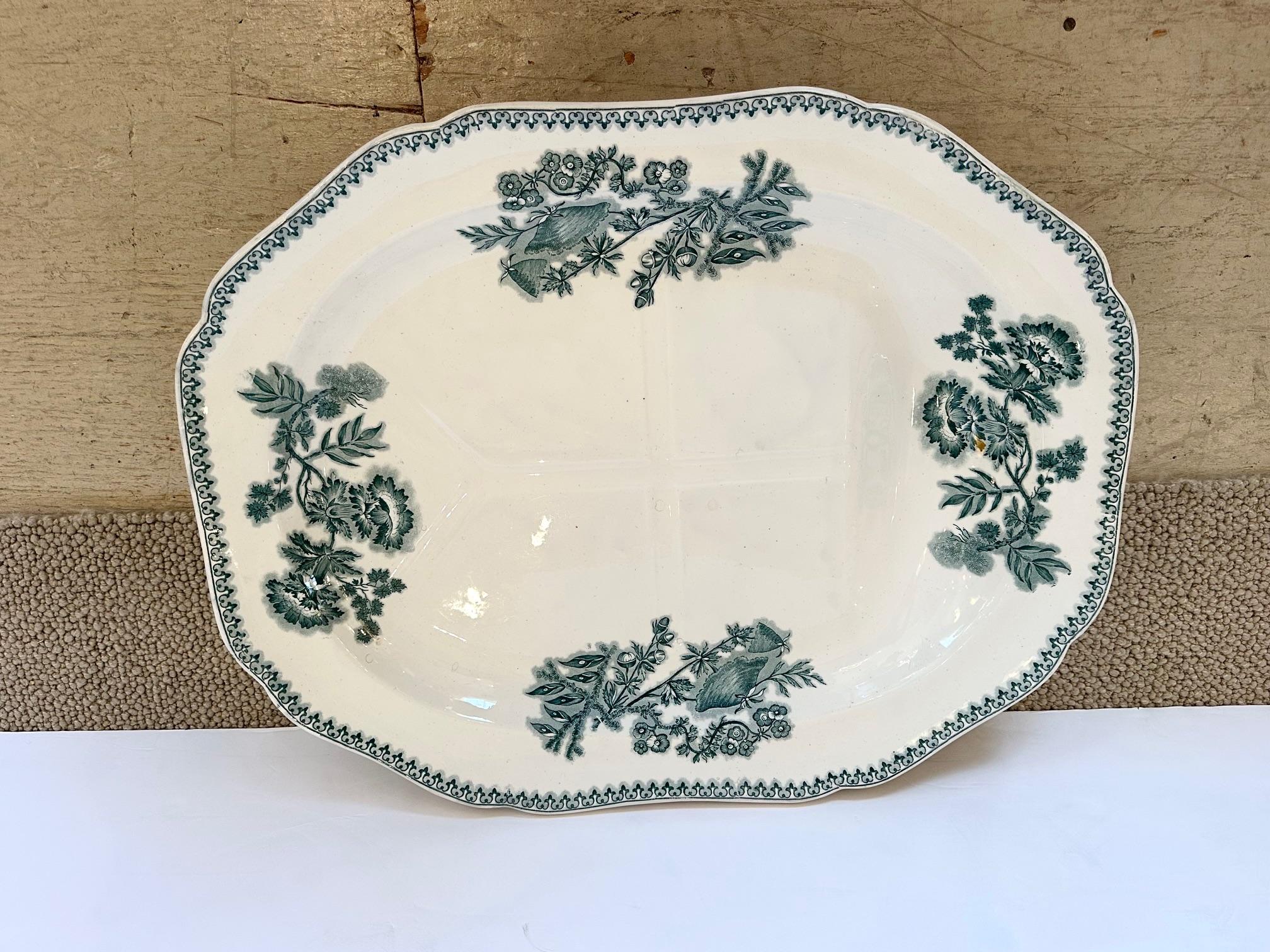 Piatto di carne classico inglese antico di Spode in vendita 5
