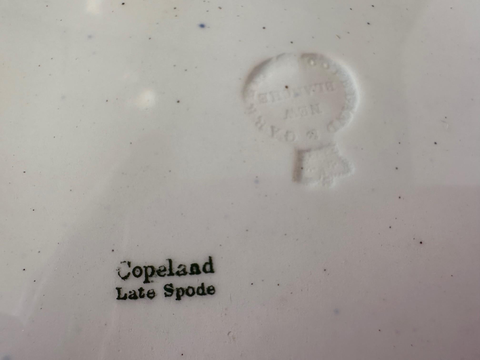 Piatto di carne classico inglese antico di Spode in vendita 7