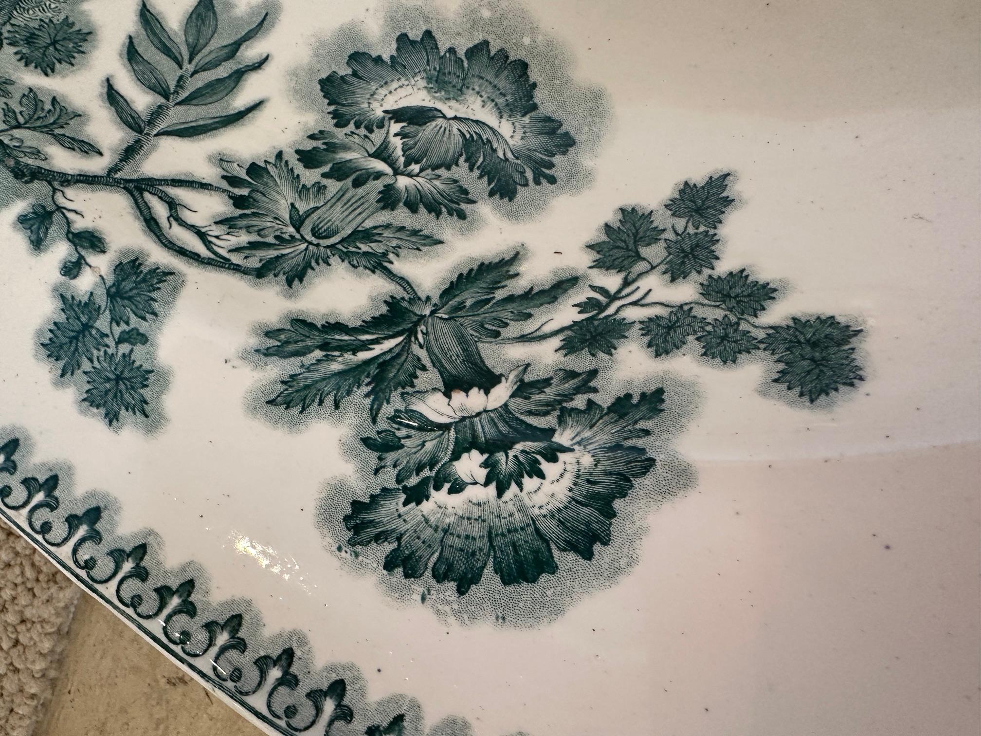 Piatto di carne classico inglese antico di Spode in vendita 2