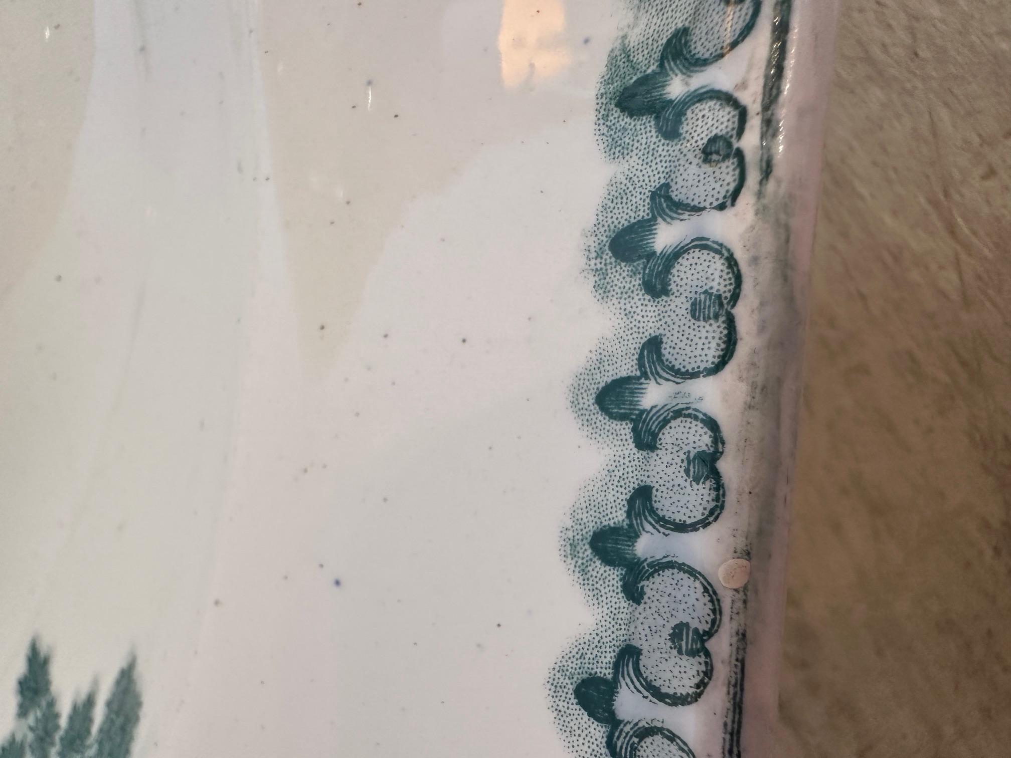 Piatto di carne classico inglese antico di Spode in vendita 3