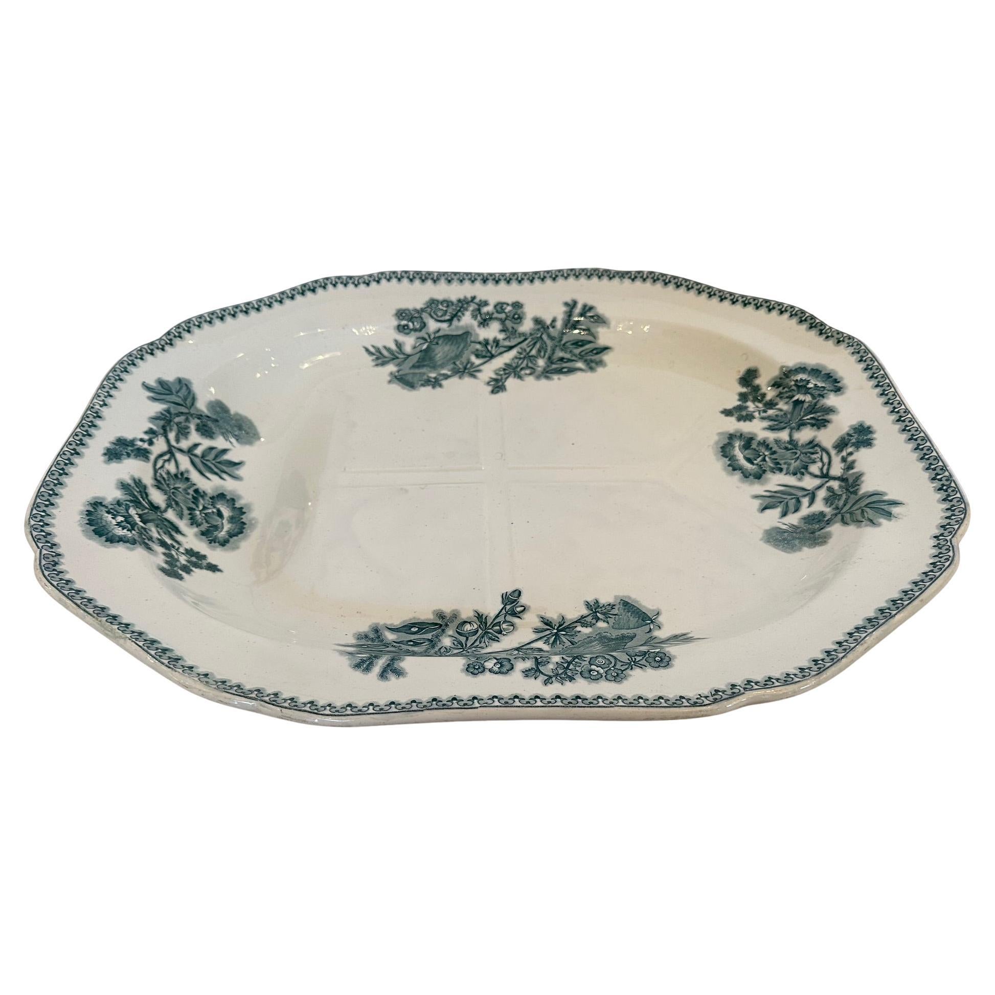 Piatto di carne classico inglese antico di Spode in vendita