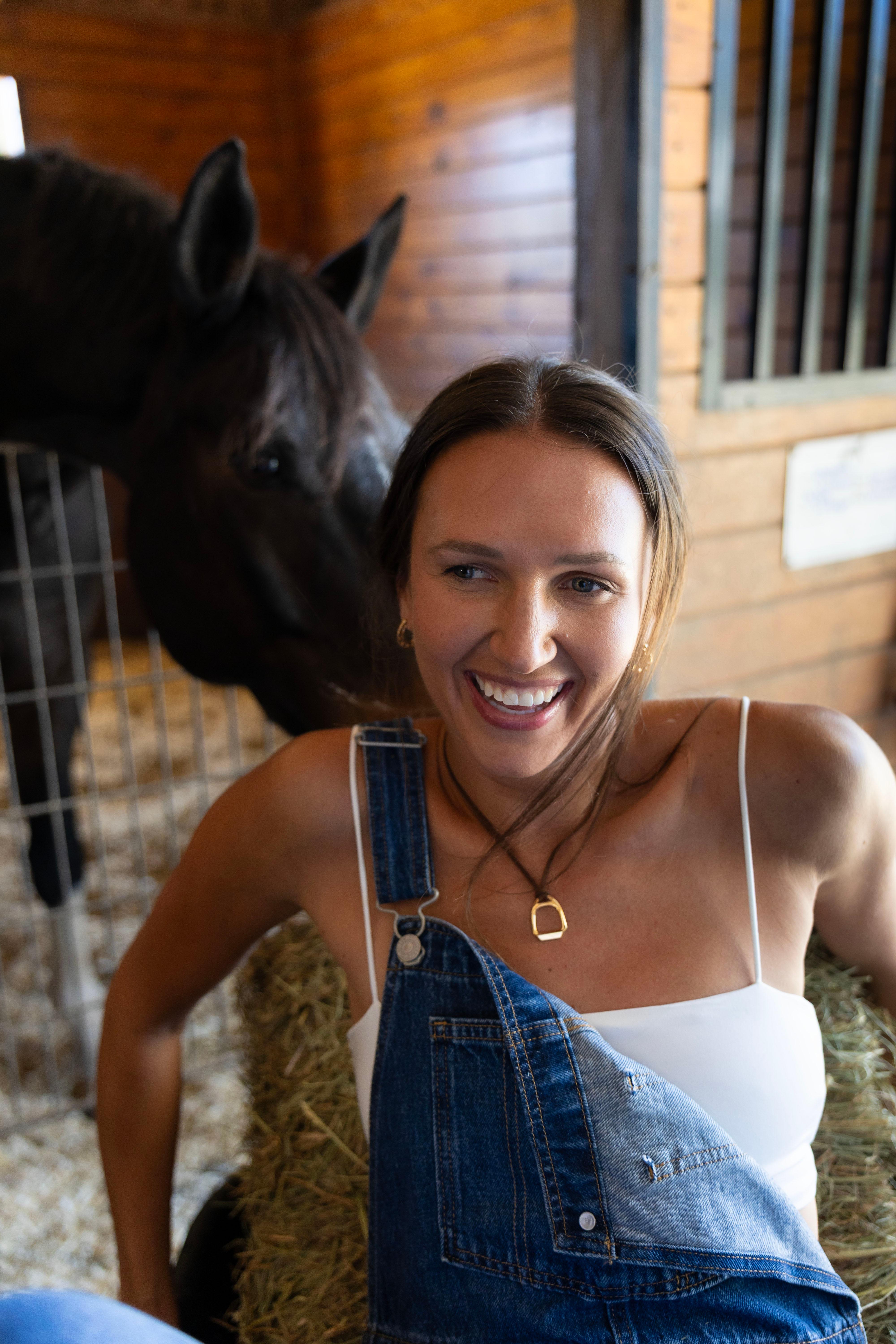 da uomo o donna Collana equestre Classic-Stride Stirrup in vendita