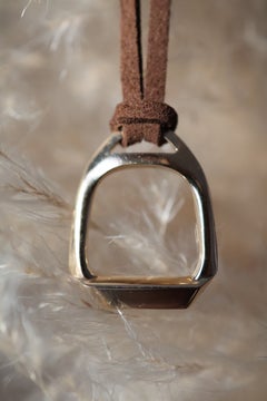 Classic-Stride Stirrup Equestrian Necklace