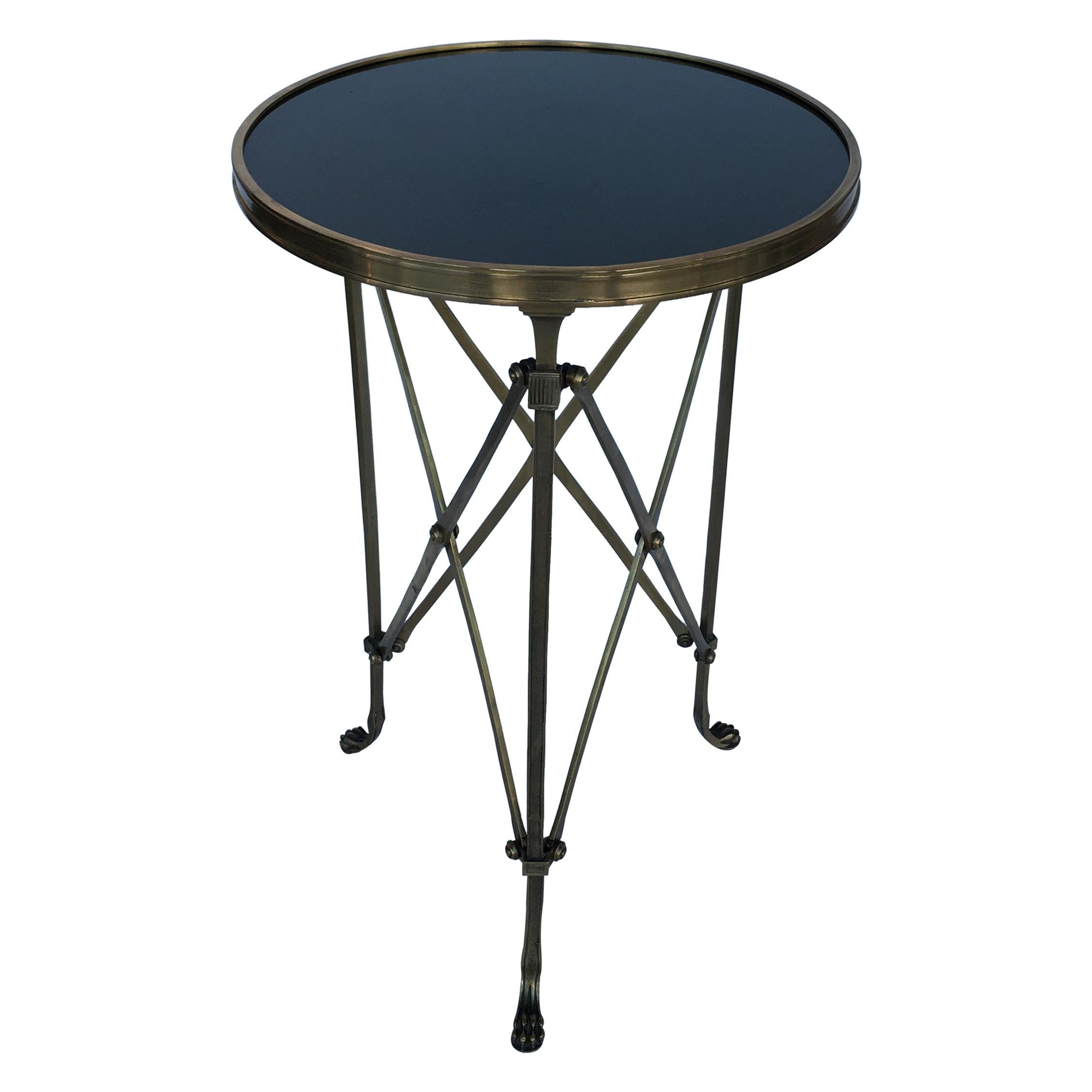 Classic Style Gueridon Side Table with Marmol Top
