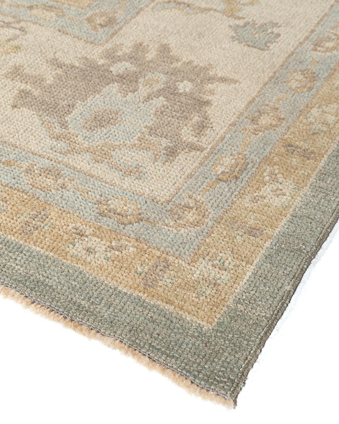 Tappeto Oushak stile classico annodato a mano 9' x 11' in vendita 5