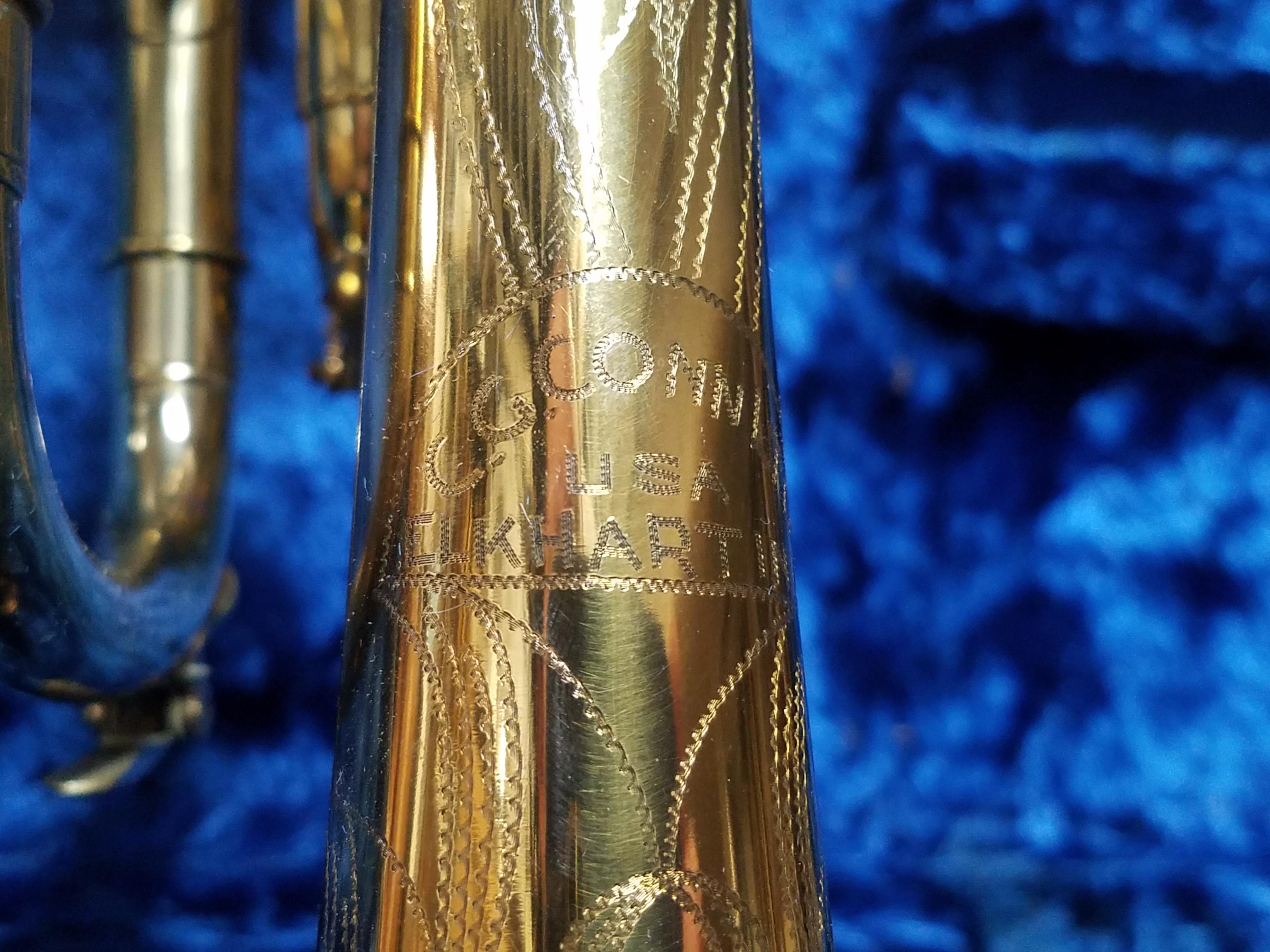 C.G. Conn 22B Trumpet w/Original Case 3