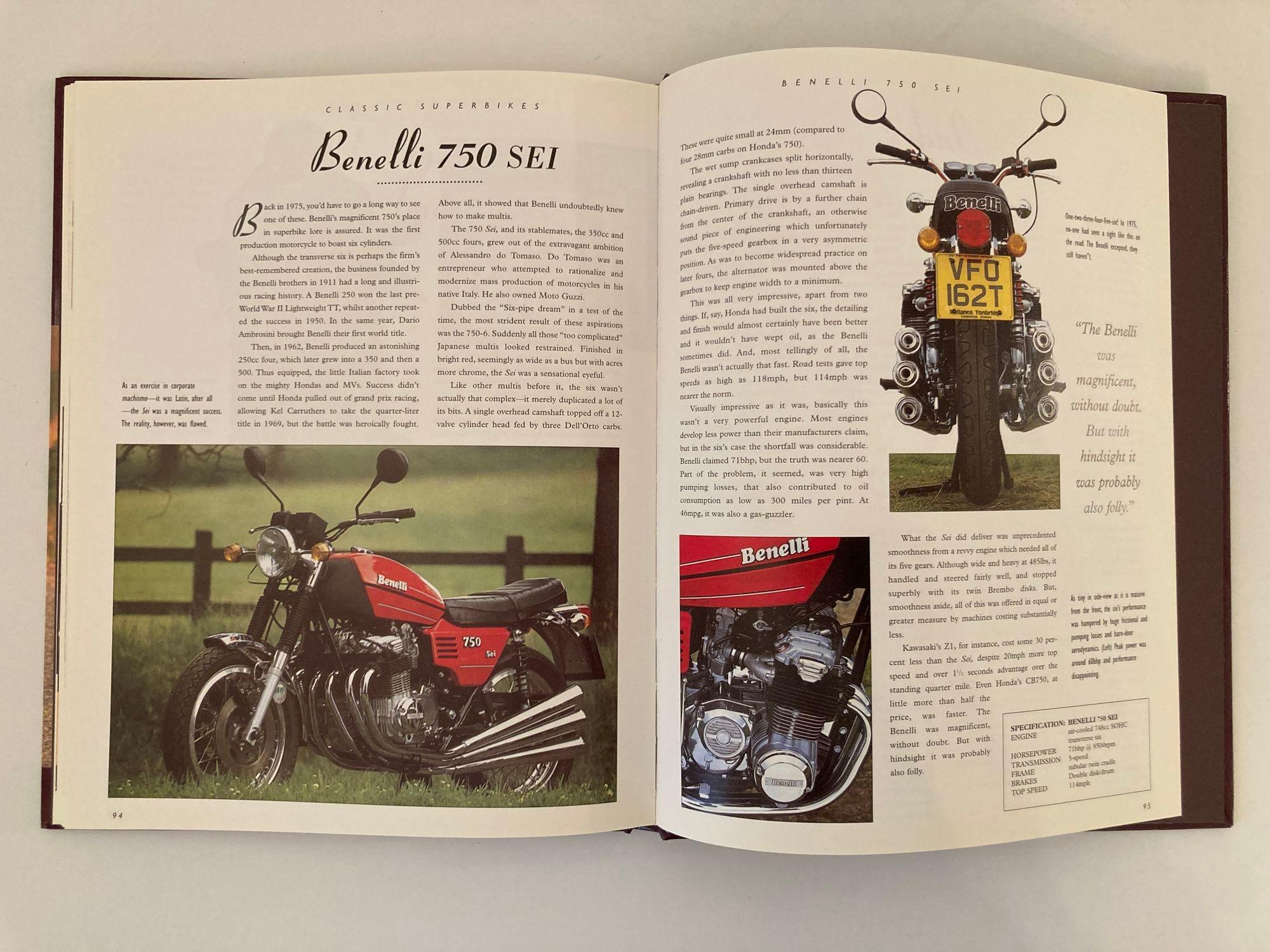 Livre « Classic Superbikes from Around the World », couverture rigide, 2003 en vente 5