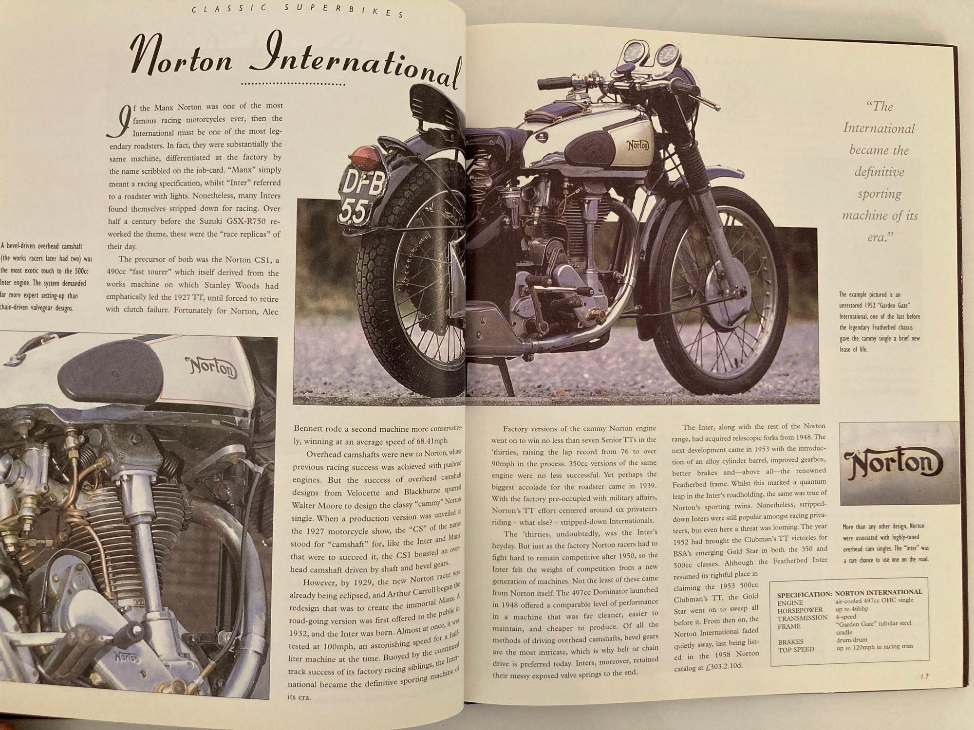 Livre « Classic Superbikes from Around the World », couverture rigide, 2003 en vente 2