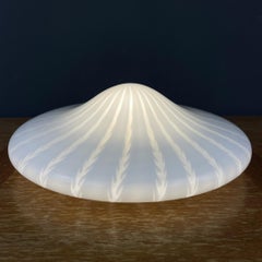 Classic Swirl Murano Glass Ceiling or Wall Lamp, Italy, 1970s