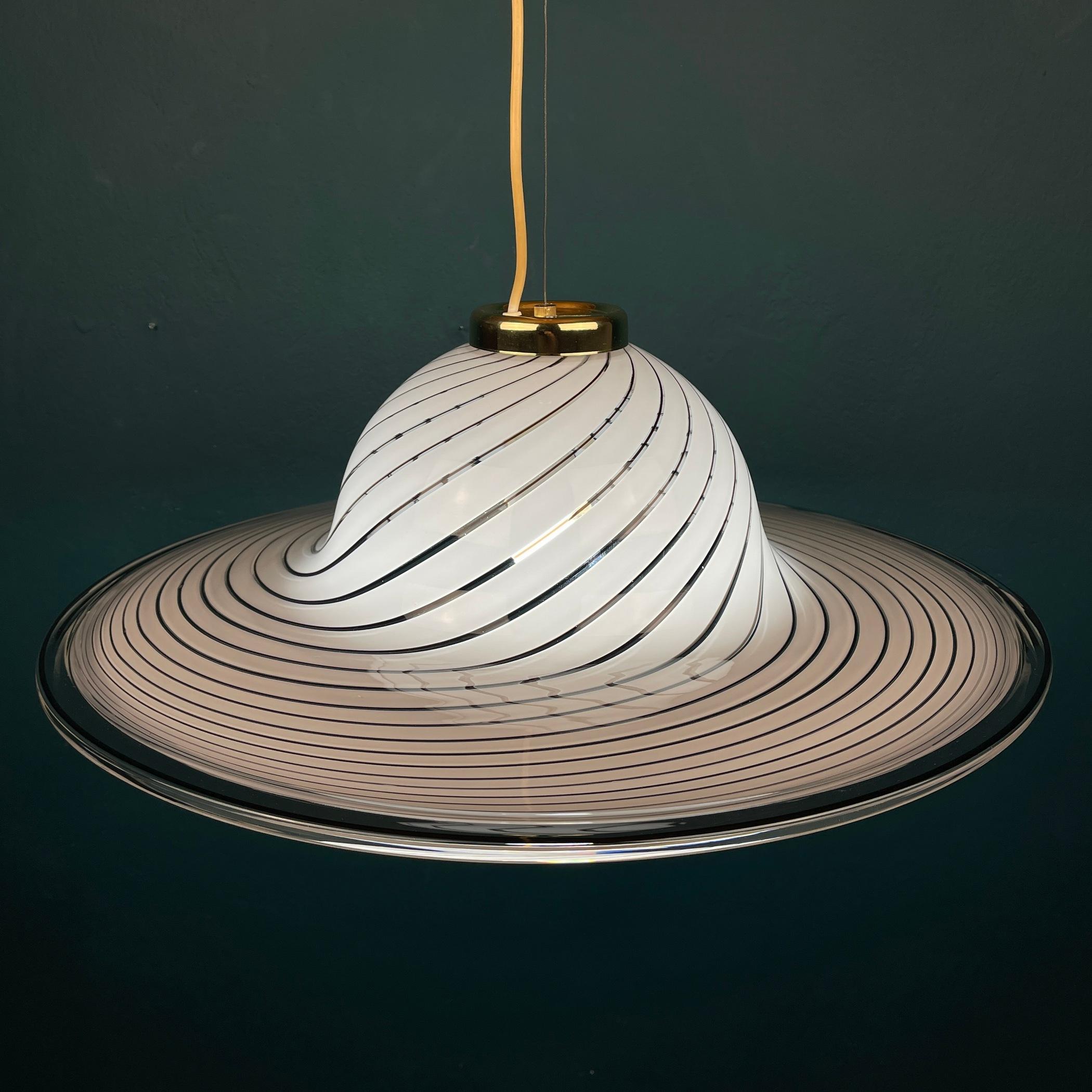 murano swirl ceiling lamp