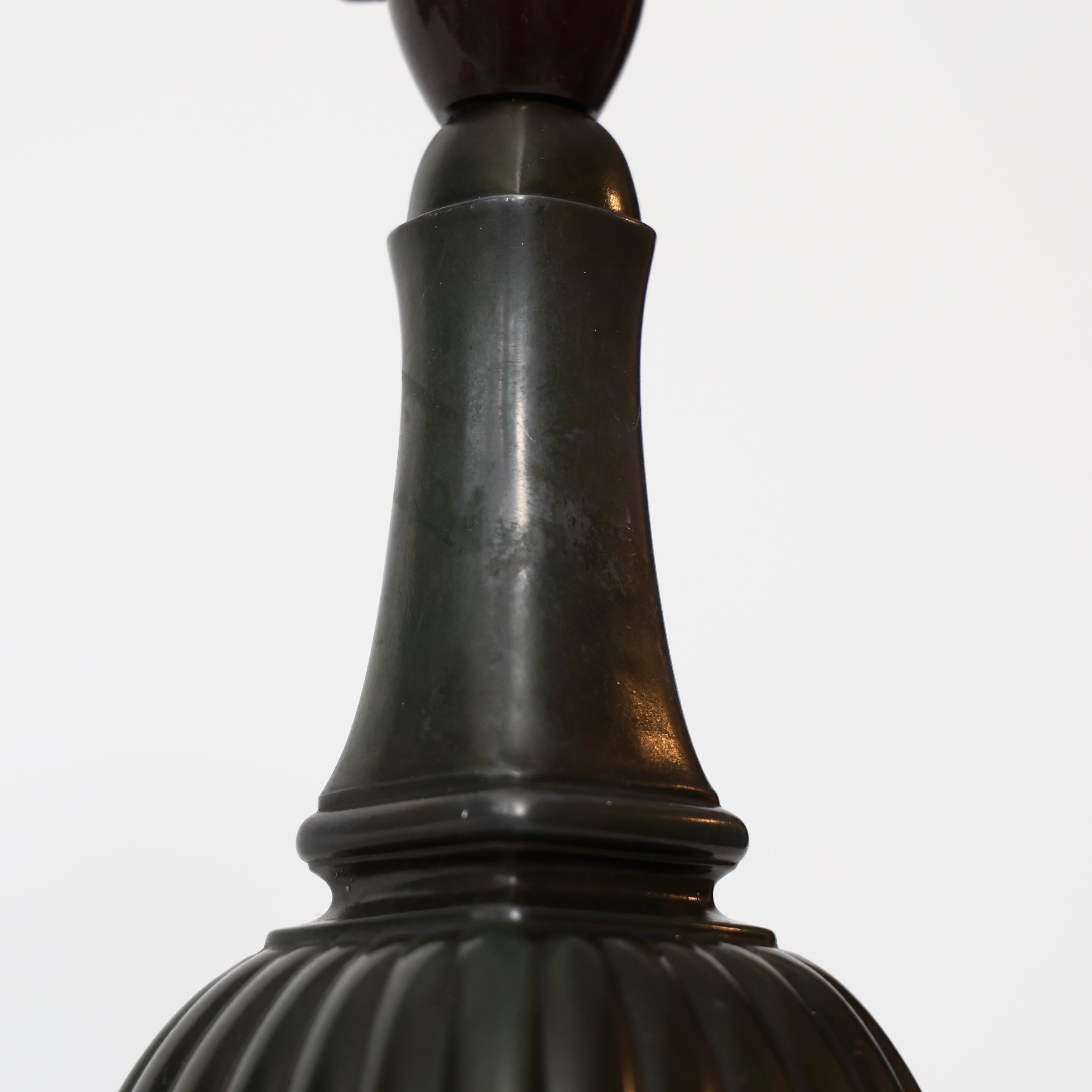 Square Diskometal Table Lamps by Just Andersen, 1930s, Denmark For Sale 3