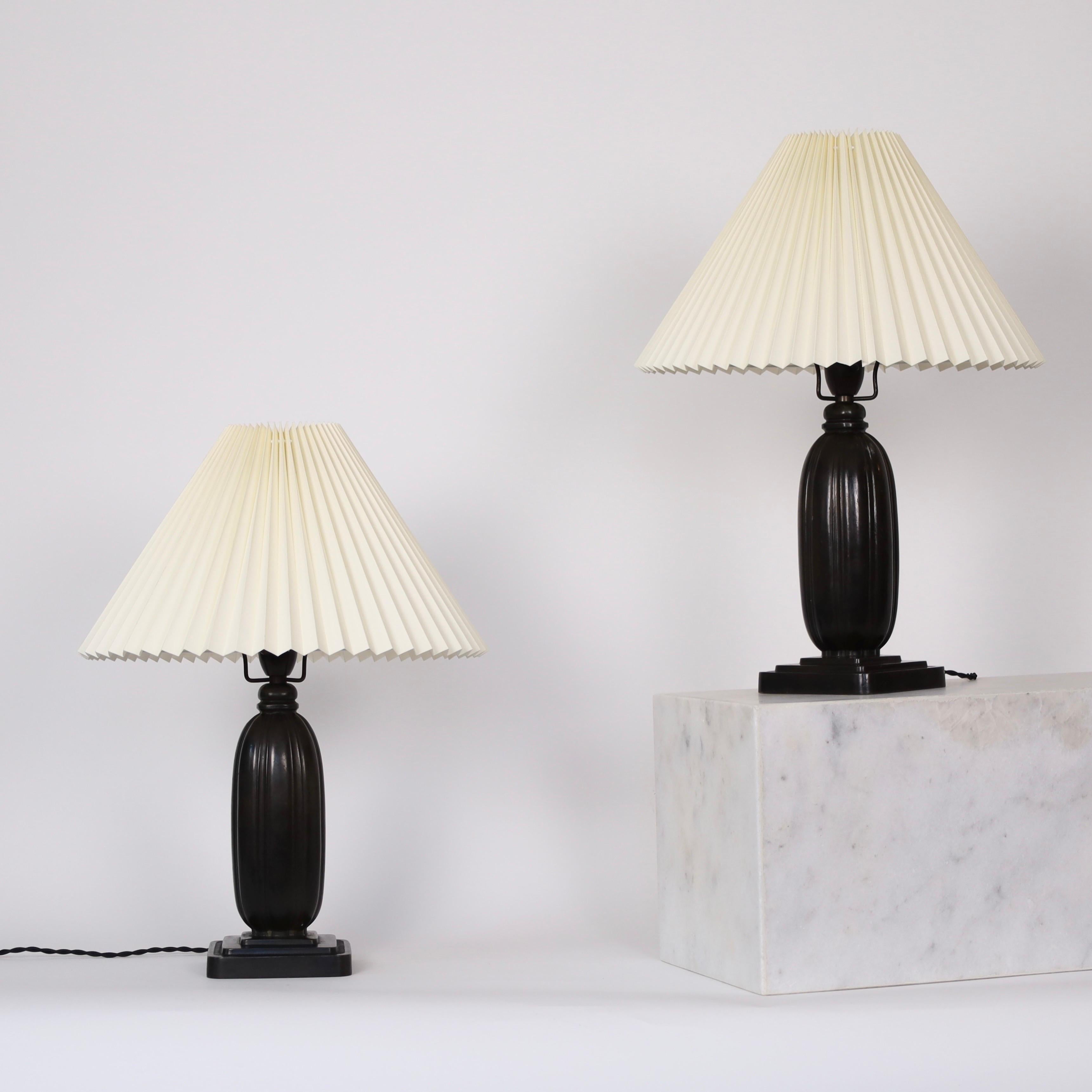 Classic Table Lamps by Just Andersen, 1930s, Denmark 5