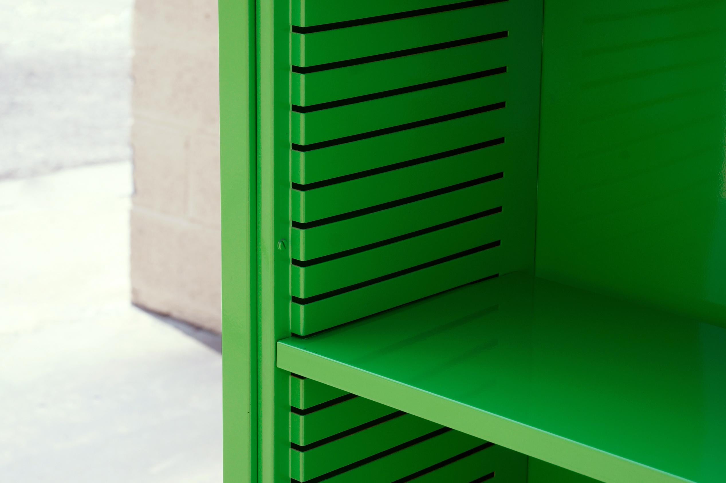 green billy bookcase
