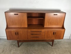 Classic Teak Danish Modern Credenza, Cabinet by Ib-Kofod Larsen
