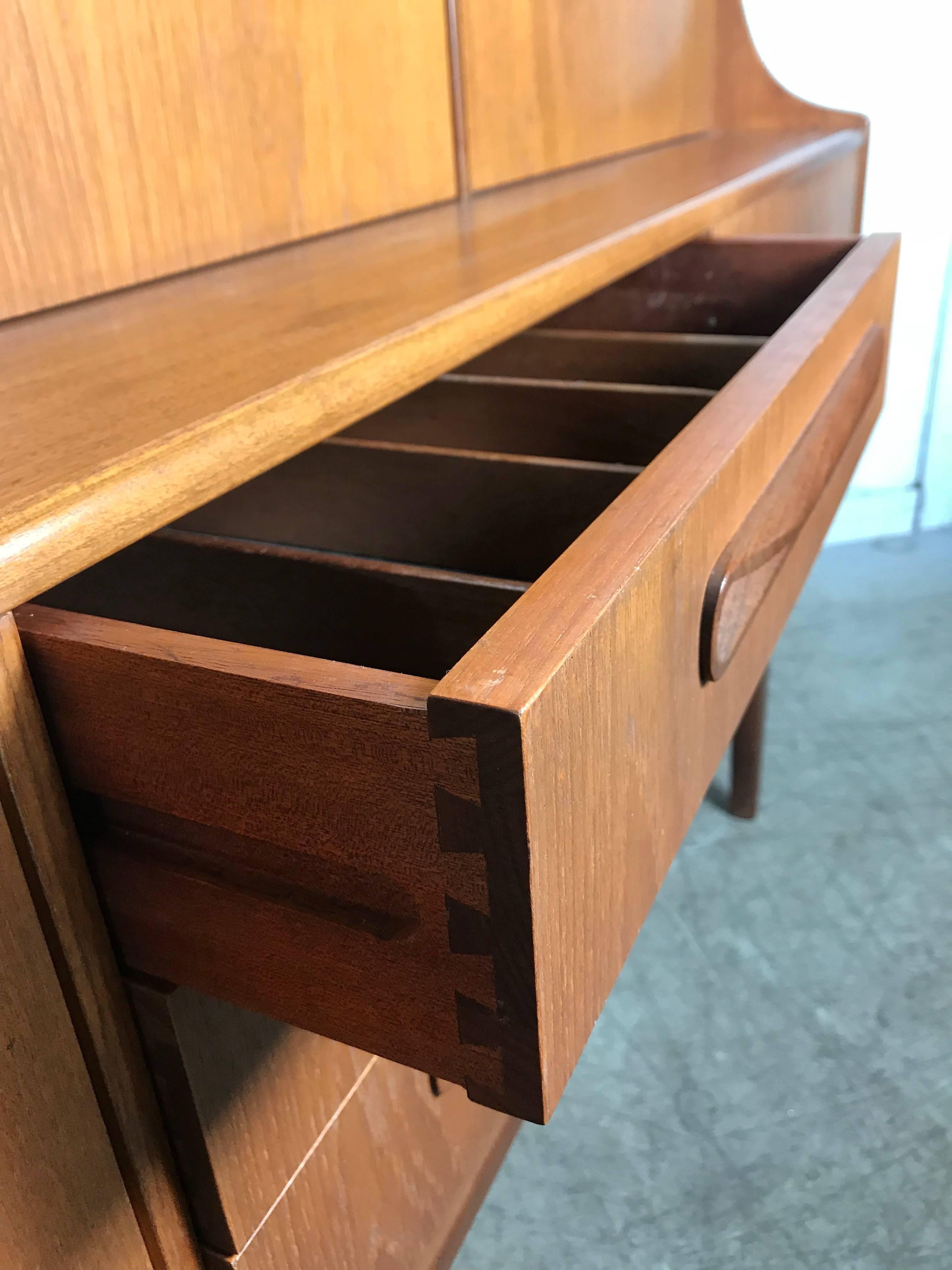 Classic Teak Danish Modern Credenza, Cabinet by Ib-Kofod Larsen 3