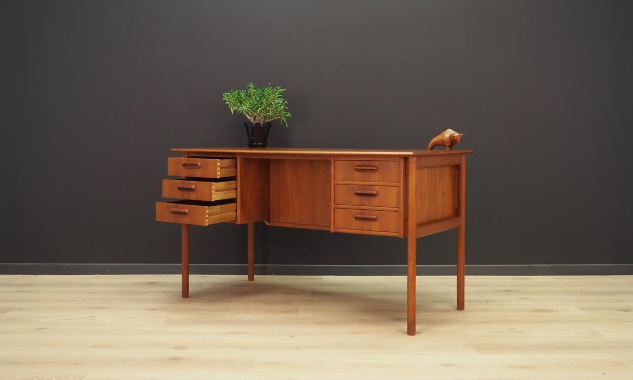 Classic Teak Desk Danish Design, 1960-1970 11