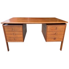 Classic Teak Desk, Designed by Arne Vodder, Denmark, 1960s