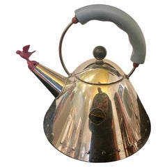 Classic Teapot Designed by Michael Graves for Alessi Stamped & Dated Postmodern