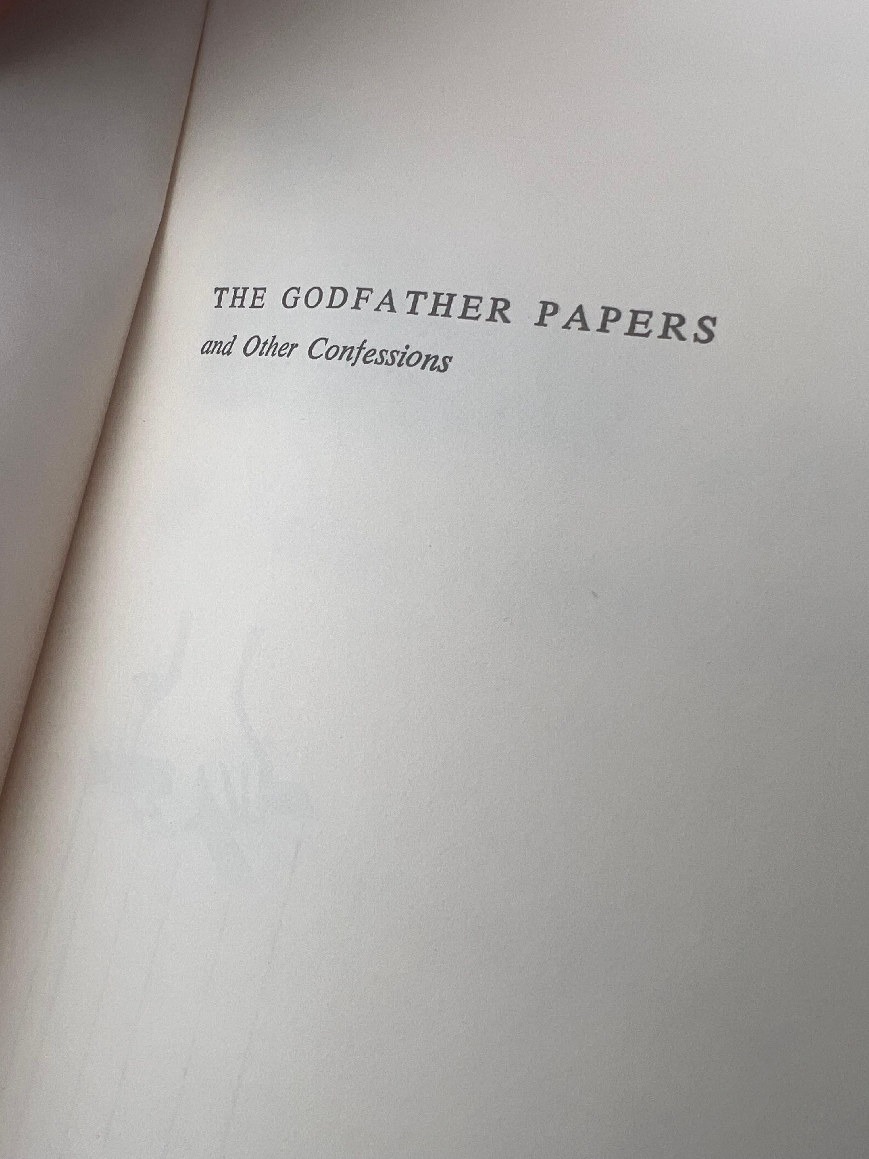 American Classical Classic The Godfather Papers Hardcover 1972 Book by Mario Puzzo