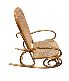 Classic Thonet-Style Bentwood Rocking Chair