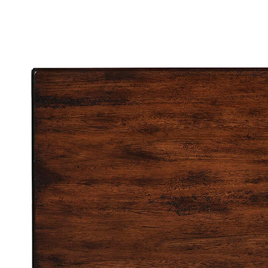 Vietnamien Table d'appoint classique à trois niveaux, finition acajou en vente