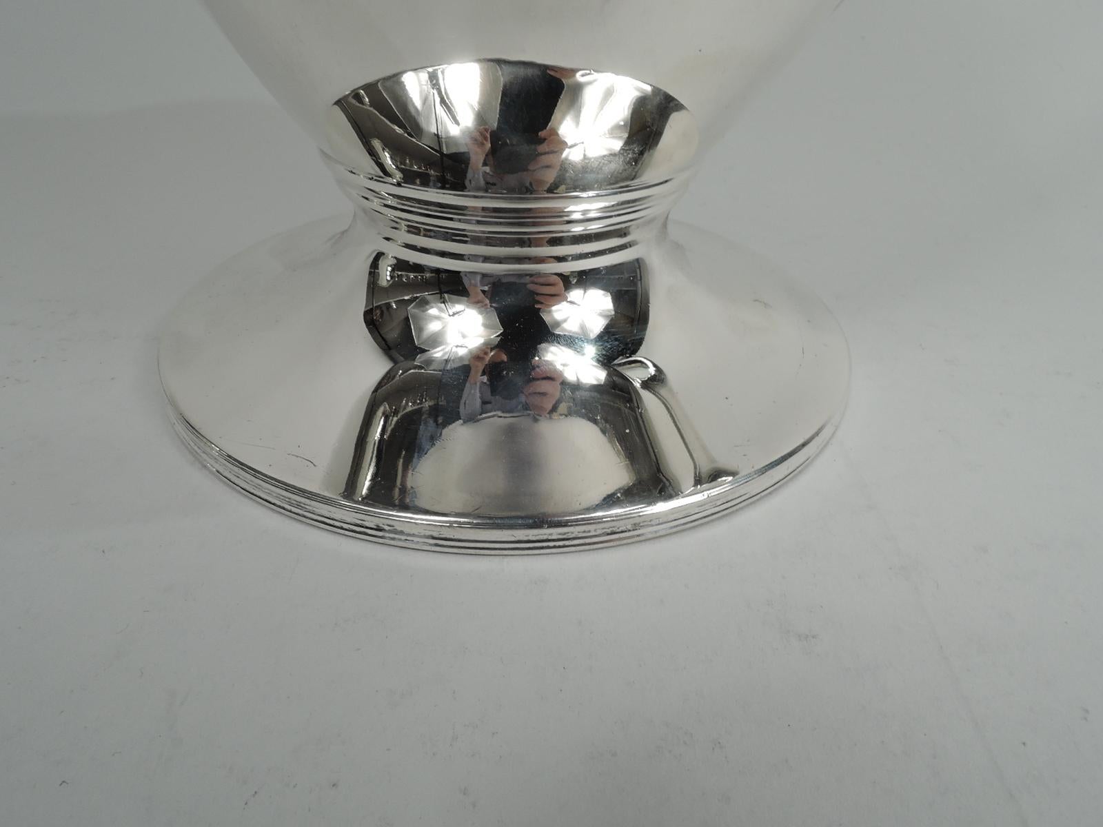 20th Century Classic Tiffany American Modern Sterling Silver Water Pitcher