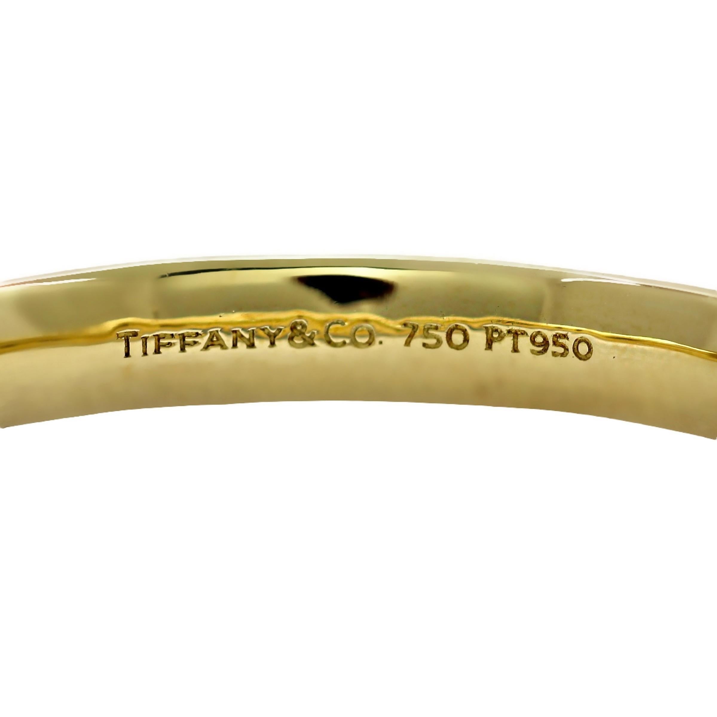 Classic Tiffany & Co. 18K Gold und Platin Etoile Armreif mit Diamanten 2