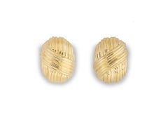 Classic Tiffany & Co. Domed Earrings