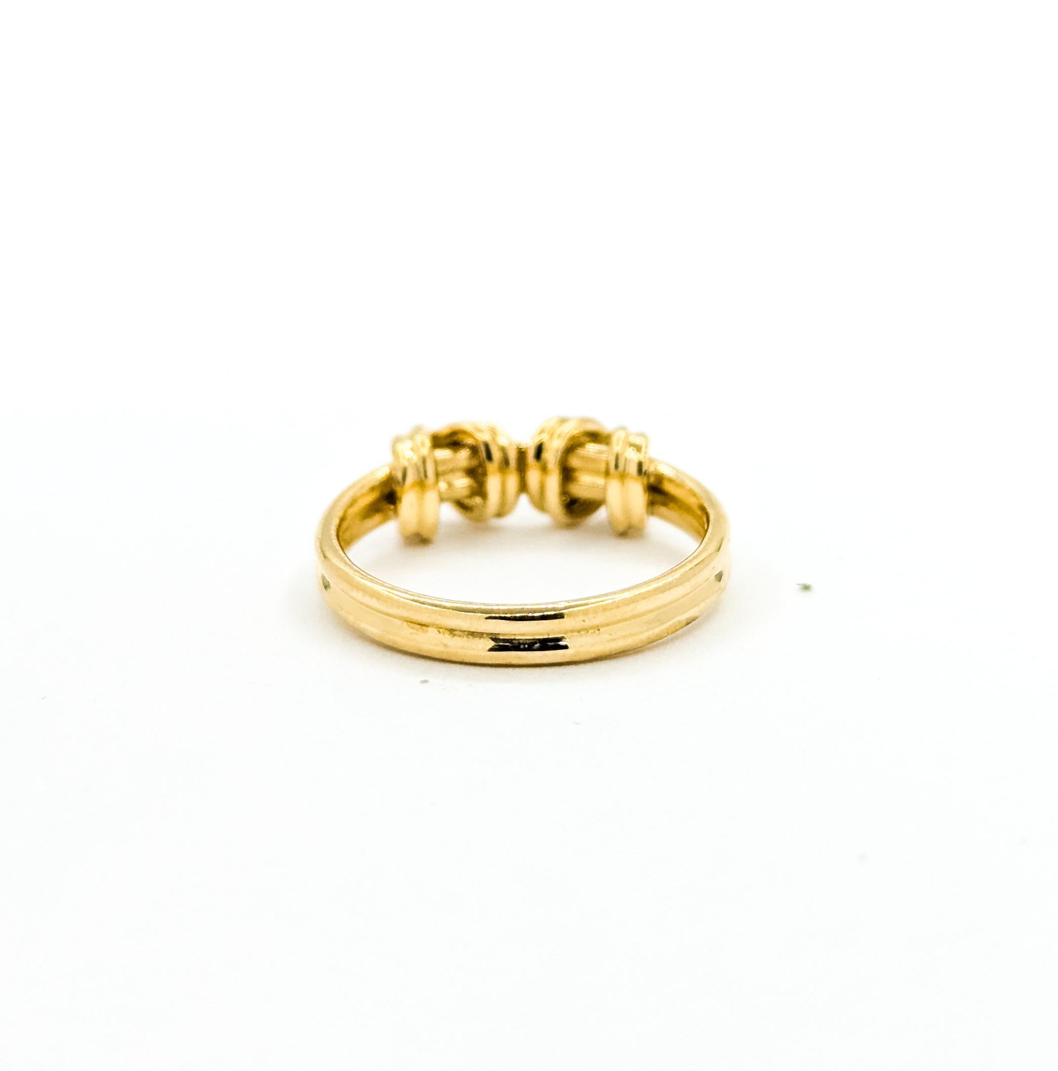 Classique Tiffany & Co. Bague nœud en or jaune 18k en vente 3