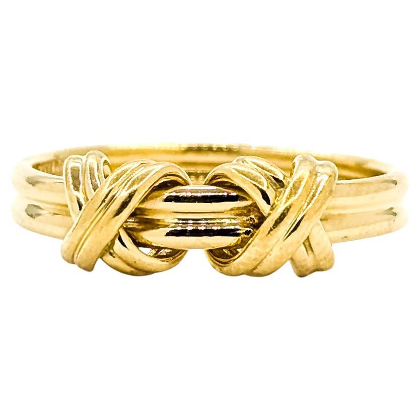 Tiffany & Co. Anello Knot in oro giallo 18k