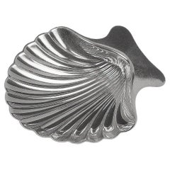 Vintage Classic Tiffany & Co Shell Sterling Candy Dish