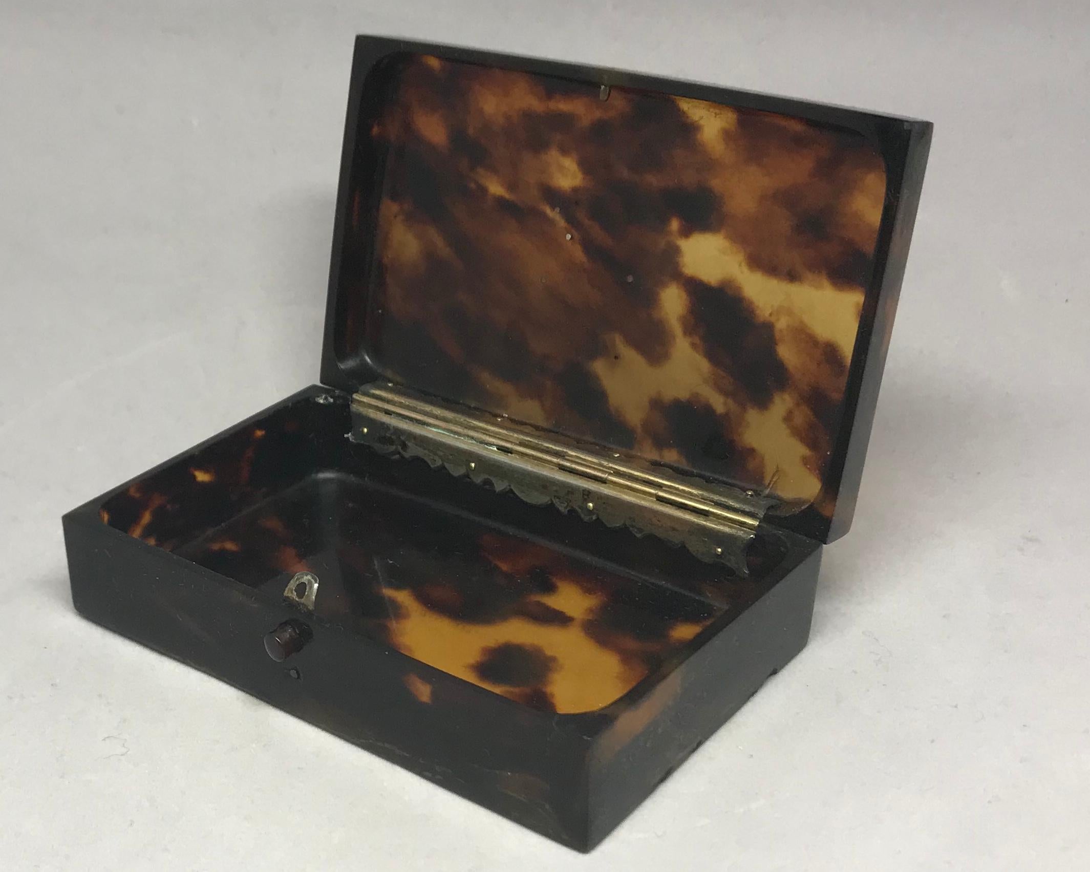 English Classic Tortoiseshell Box