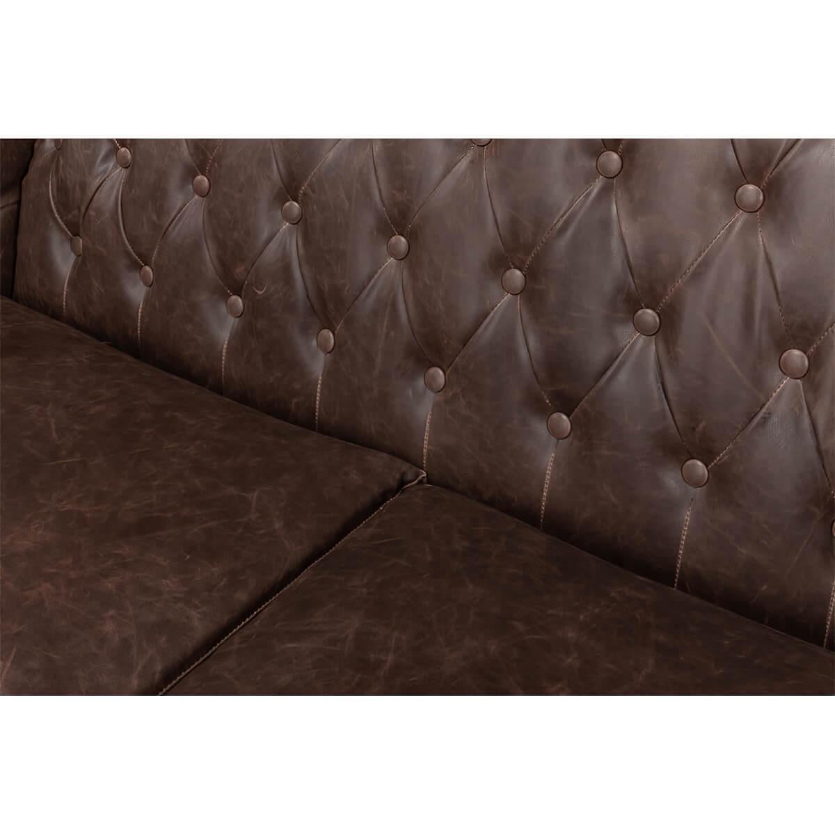 Contemporary Classic Tufted Love Seat For Sale