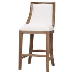 Classic Upholstered Counter Stool