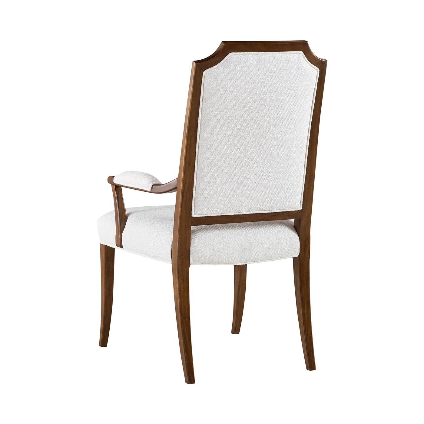 Classic Gepolsterter Esstischsessel (2er-Set) (Neoklassisch) im Angebot