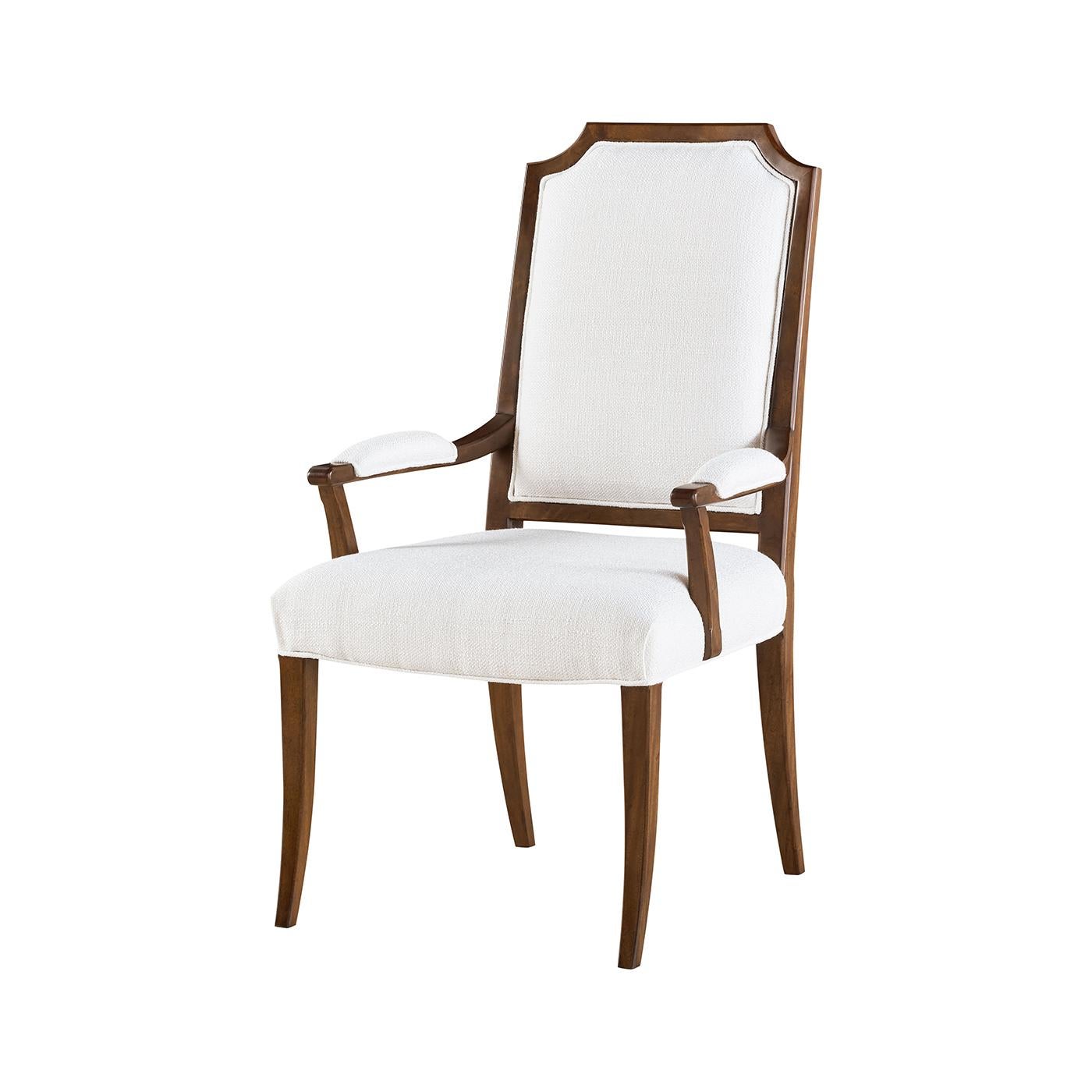 Classic Gepolsterter Esstischsessel (2er-Set) im Zustand „Neu“ im Angebot in Westwood, NJ
