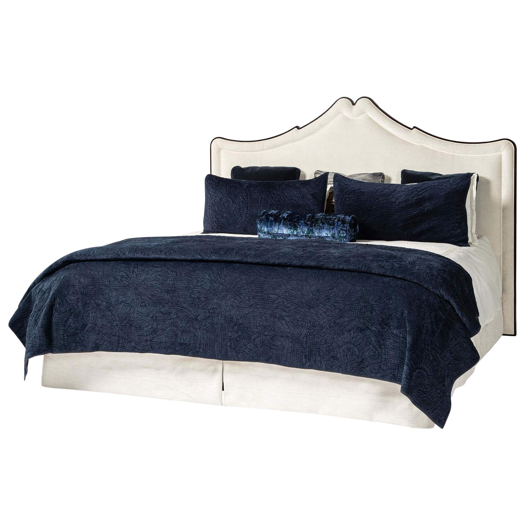Classic Upholstered King Size Bed