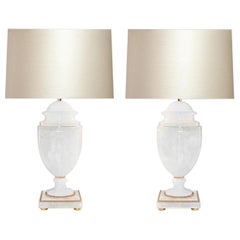 Classic Urn Style I Rock Crystal Lamps by Phoenix
