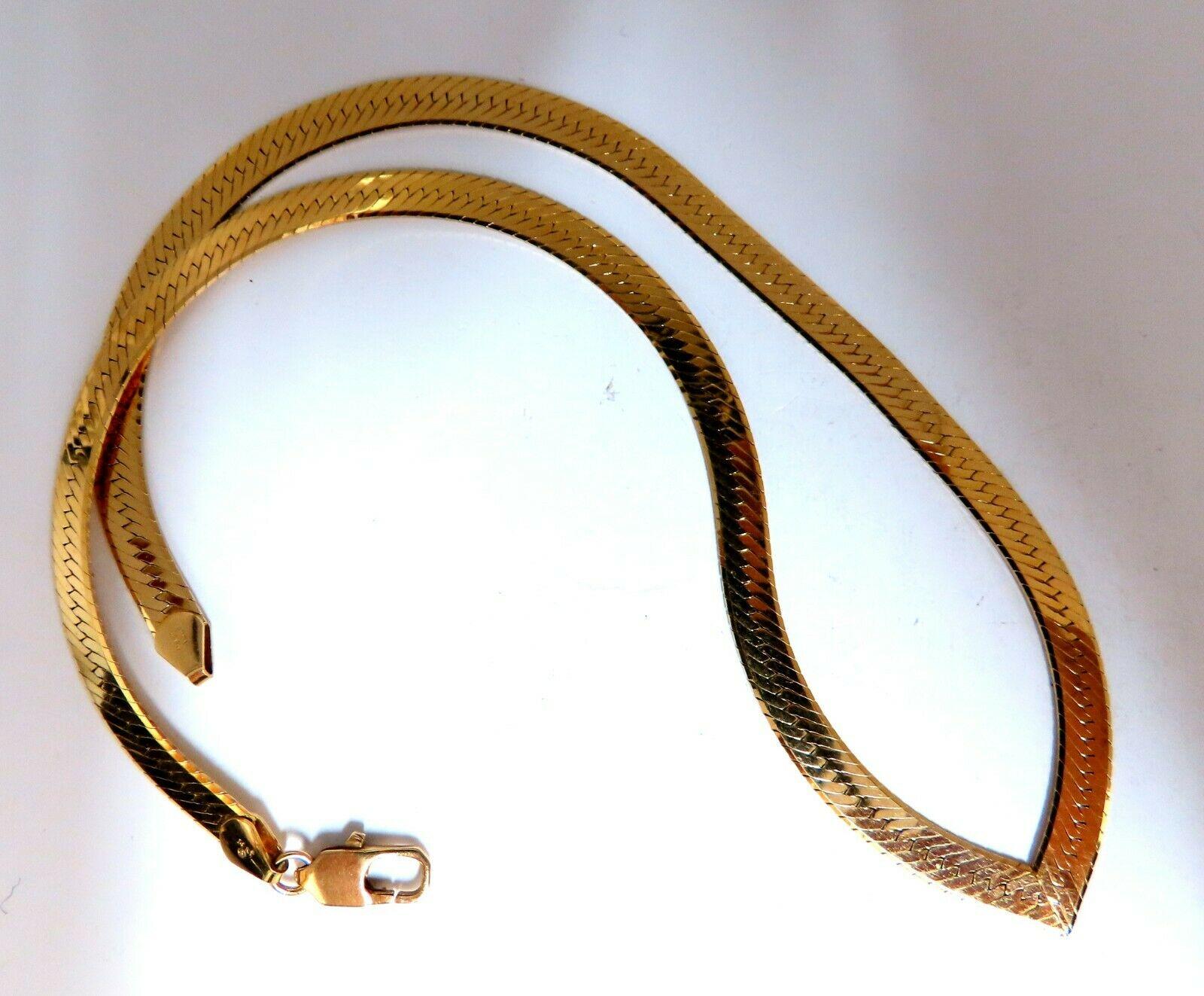 herringbone v necklace