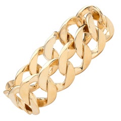 Classic Verdura 18 Karat Gold Curb Link Bracelet