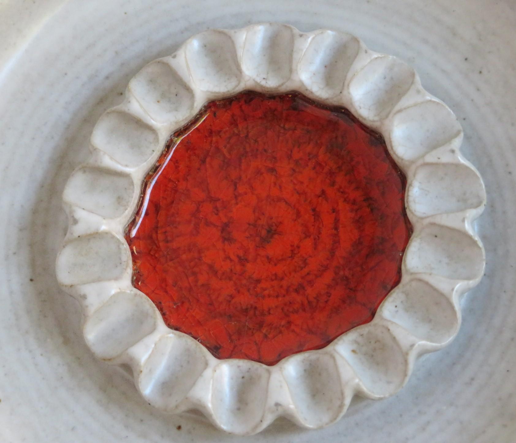 Glazed Classic Victoria Littlejohn Hand Thrown Mid Century Pottery Vessel Dish Ashtray For Sale