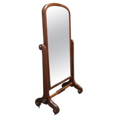 Classic Victorian Cheval Mirror or Dressing Mirror  Large Victorian Cheval