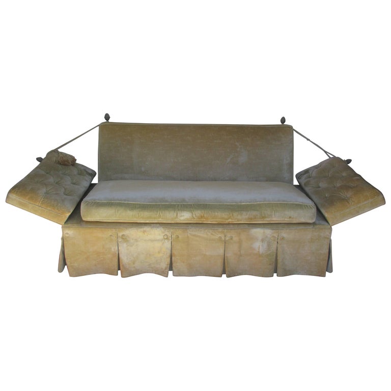 Classic Vintage Knole Drop Arm Sofa at 1stdibs