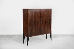 Classic Vintage Mid-Century Danish Moden Rosewood Cabinet with Compass Legs