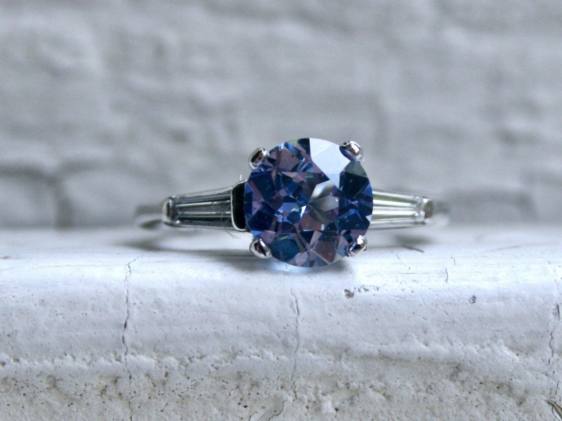 LOVE this Classic Vintage Natural, unheated Sapphire Engagement Ring! For some reason I always think of Tiffany when I see this design (Please not this ring is not Tiffany) - they took this elegant and classic design and made it even more poplar