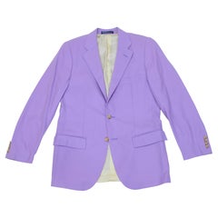 Classic Vintage Polo Ralph Lauren Lavender Cashmere Sport Jacket Made in Italy