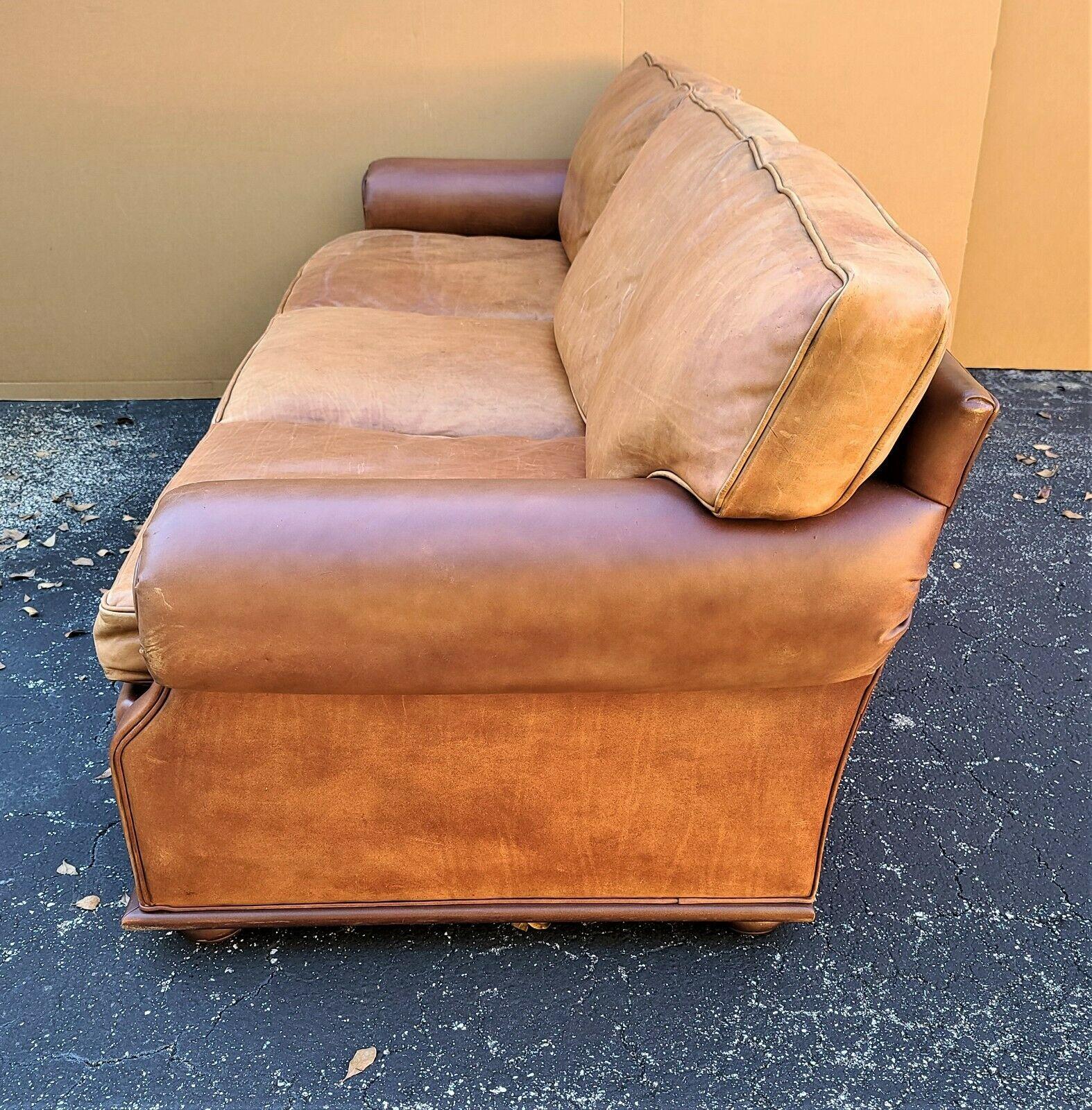 vintage leather couch for sale